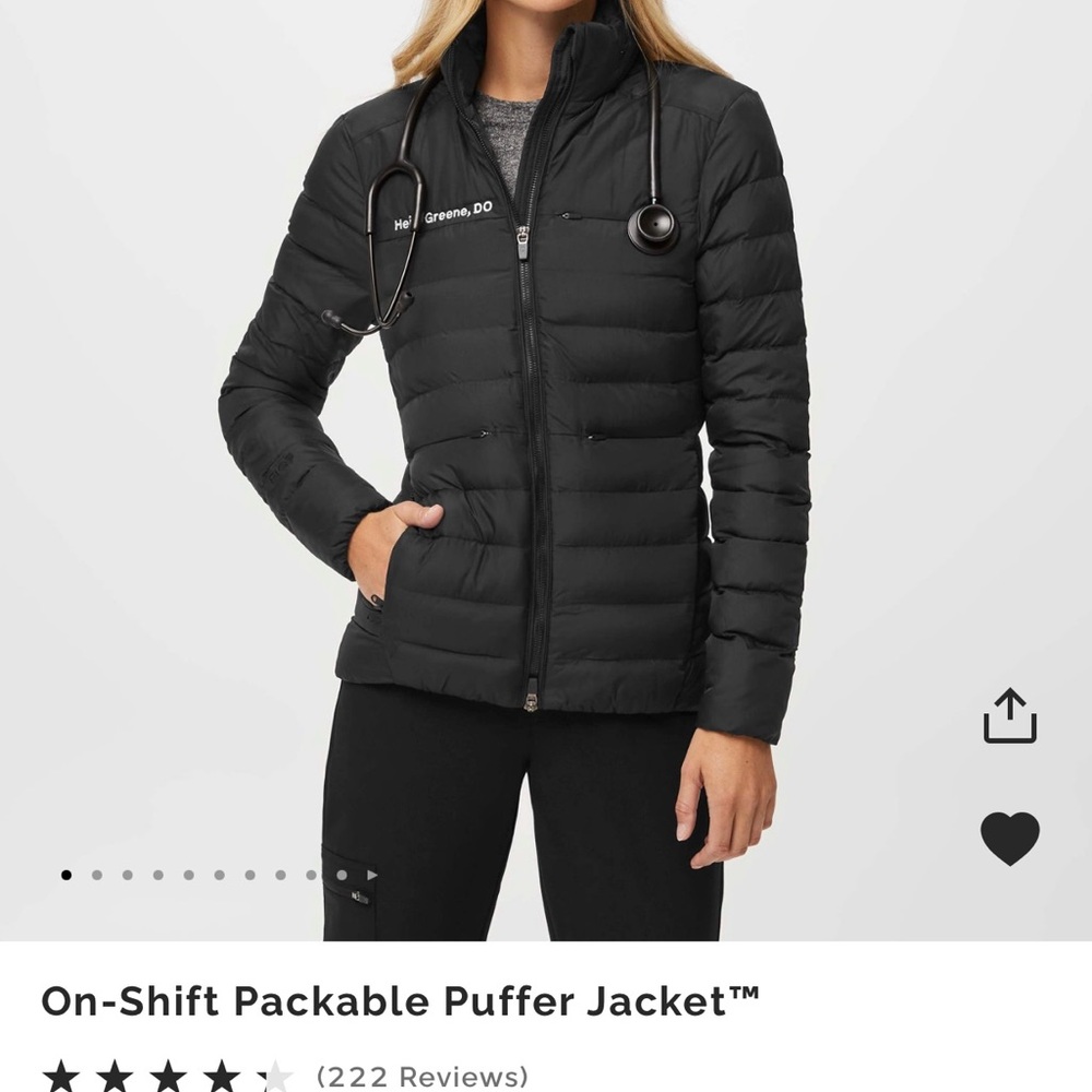 FIGS puffer jacket